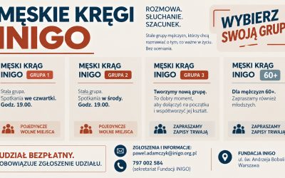 Męskie Kręgi INIGO – wybierz swoją grupę